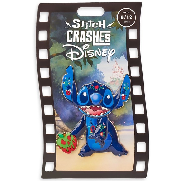 Stitch Crashes Disney Snow White Plush & Pin - Picture 2 of 3
